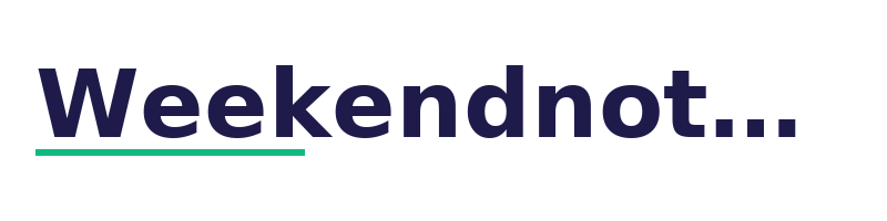 Weekendnotem logo
